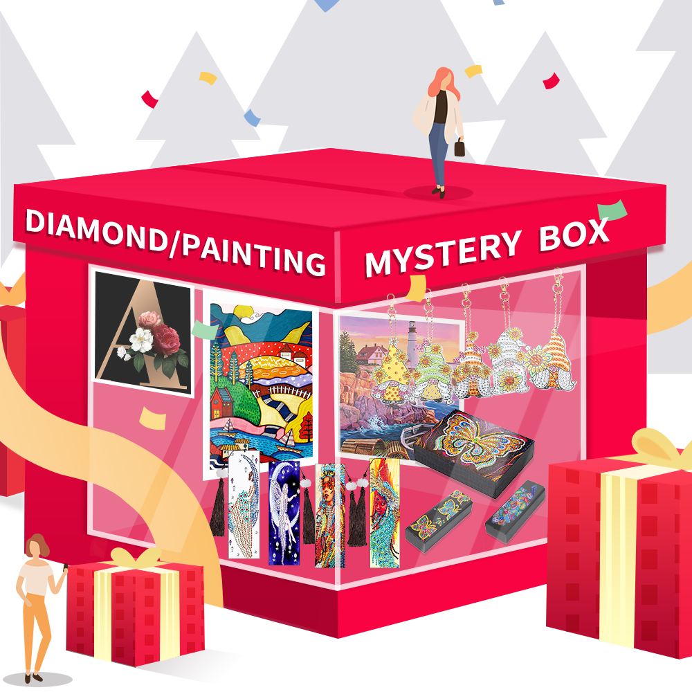 Mystery Box Diamond Painting Coasters - Randomly Send 1 Set – Diamond Art  Paintin®