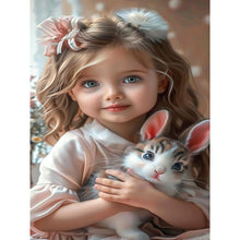 Load image into Gallery viewer, Diamond Painting - Full Round - girl (30*40CM)