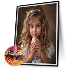 Load image into Gallery viewer, Diamond Painting - Full Round - girl (30*40CM)