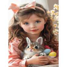 Load image into Gallery viewer, Diamond Painting - Full Round - girl (30*40CM)