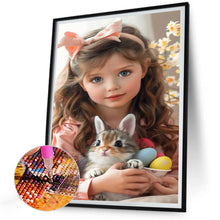 Load image into Gallery viewer, Diamond Painting - Full Round - girl (30*40CM)
