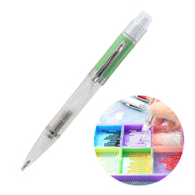 Load image into Gallery viewer, 5D LED Diamond Painting Pen with Light Comfort Grip Faster Drilling Pen (Green)