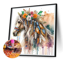 Load image into Gallery viewer, Diamond Painting - Partial Special Shaped - horse (30*30CM)