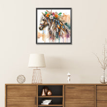 Load image into Gallery viewer, Diamond Painting - Partial Special Shaped - horse (30*30CM)