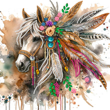 Load image into Gallery viewer, Diamond Painting - Partial Special Shaped - horse (30*30CM)
