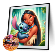 Load image into Gallery viewer, Diamond Painting - Full Round - disney stitch (30*30CM)