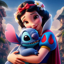 Load image into Gallery viewer, Diamond Painting - Full Round - disney stitch (30*30CM)