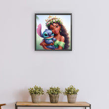 Load image into Gallery viewer, Diamond Painting - Full Round - disney stitch (30*30CM)