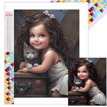 Load image into Gallery viewer, Diamond Painting - Full Square - little girl (40*50CM)