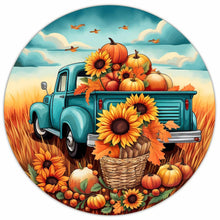 Load image into Gallery viewer, Diamond Painting - Full Round - Round brand sunflower classic car (30*30CM)