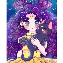 Load image into Gallery viewer, Diamond Painting - Full Round - Sailor Moon (40*50CM)