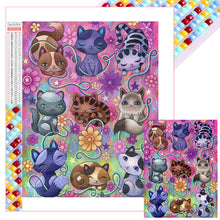 Load image into Gallery viewer, Diamond Painting - Full Square - cute cat (30*40CM)