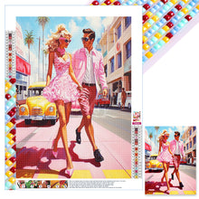Load image into Gallery viewer, Diamond Painting - Full Square - Pink men and women (30*40CM)