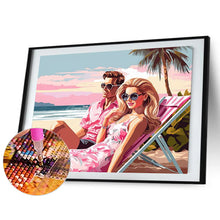 Load image into Gallery viewer, Diamond Painting - Full Square - Pink men and women (40*30CM)