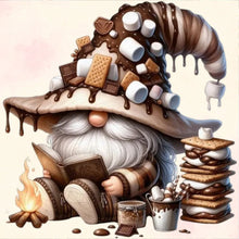 Load image into Gallery viewer, Diamond Painting - Full Round - coffee gnome (30*30CM)