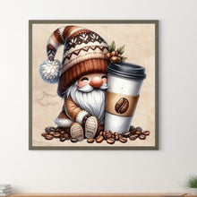 Load image into Gallery viewer, Diamond Painting - Full Round - coffee gnome (30*30CM)