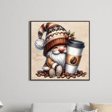 Load image into Gallery viewer, Diamond Painting - Full Round - coffee gnome (30*30CM)