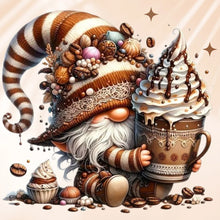 Load image into Gallery viewer, Diamond Painting - Full Round - coffee gnome (30*30CM)