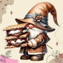 Load image into Gallery viewer, Diamond Painting - Full Round - coffee gnome (30*30CM)