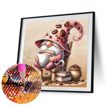 Load image into Gallery viewer, Diamond Painting - Full Round - coffee gnome (30*30CM)