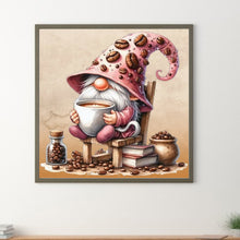 Load image into Gallery viewer, Diamond Painting - Full Round - coffee gnome (30*30CM)