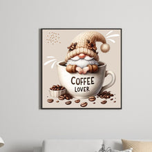 Load image into Gallery viewer, Diamond Painting - Full Round - coffee gnome (30*30CM)