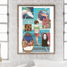 Load image into Gallery viewer, Diamond Painting - Full Round - Hayao Miyazaki Animation-Spirited Away (30*40CM)