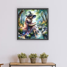 Load image into Gallery viewer, Diamond Painting - Full Round - miko who studies (50*50CM)