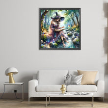 Load image into Gallery viewer, Diamond Painting - Full Round - miko who studies (50*50CM)