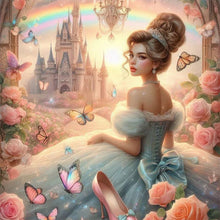 Load image into Gallery viewer, Diamond Painting - Full Round - Princess Cinderella (50*50CM)