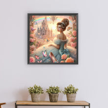 Load image into Gallery viewer, Diamond Painting - Full Round - Princess Cinderella (50*50CM)