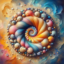 Load image into Gallery viewer, Diamond Painting - Full Round - colorful fantasy seashells (40*40CM)