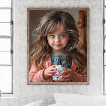 Load image into Gallery viewer, Diamond Painting - Full Round - girl (40*50CM)