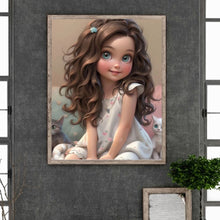 Load image into Gallery viewer, Diamond Painting - Full Round - girl (40*50CM)