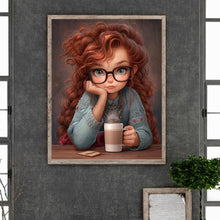 Load image into Gallery viewer, Diamond Painting - Full Round - girl (40*50CM)