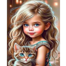 Load image into Gallery viewer, Diamond Painting - Full Round - girl (40*50CM)