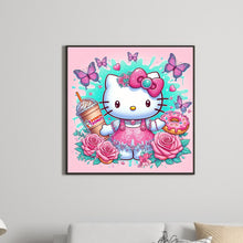 Load image into Gallery viewer, Diamond Painting - Full Round - Cute Hello Kitty (30*30CM)