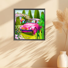 Load image into Gallery viewer, Diamond Painting - Full Round - Cartoon vintage car (30*30CM)