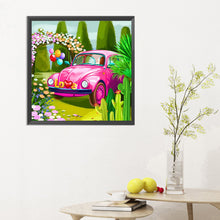 Load image into Gallery viewer, Diamond Painting - Full Round - Cartoon vintage car (30*30CM)
