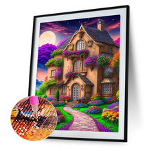 Load image into Gallery viewer, Diamond Painting - Full Square - purple dream house (40*50CM)