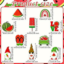 Load image into Gallery viewer, 15Pcs Double Sided Watermelon Diamond Painting Keychain for Birthday Party Decor