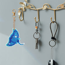 Load image into Gallery viewer, 12Pcs Double Sided Marine Life Diamond Painting Art Keychain Pendant DIY Crafts