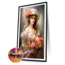 Load image into Gallery viewer, Diamond Painting - Full Round - Flowers and Classical Beauties (40*60CM)