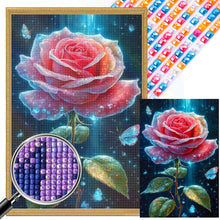 Load image into Gallery viewer, AB Diamond Painting - Full Square - water drop rose (40*65CM)