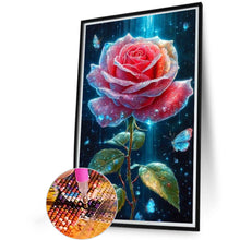 Load image into Gallery viewer, AB Diamond Painting - Full Square - water drop rose (40*65CM)