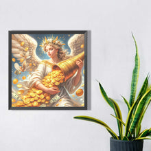 Load image into Gallery viewer, Diamond Painting - Full Square - Goddess of Wealth and Gold Coins (30*30CM)