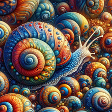 Load image into Gallery viewer, Diamond Painting - Full Round - snails (40*40CM)