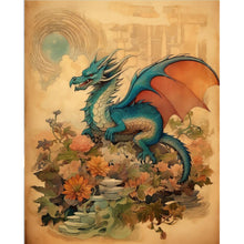 Load image into Gallery viewer, Diamond Painting - Full Round - Qinglong (40*50CM)