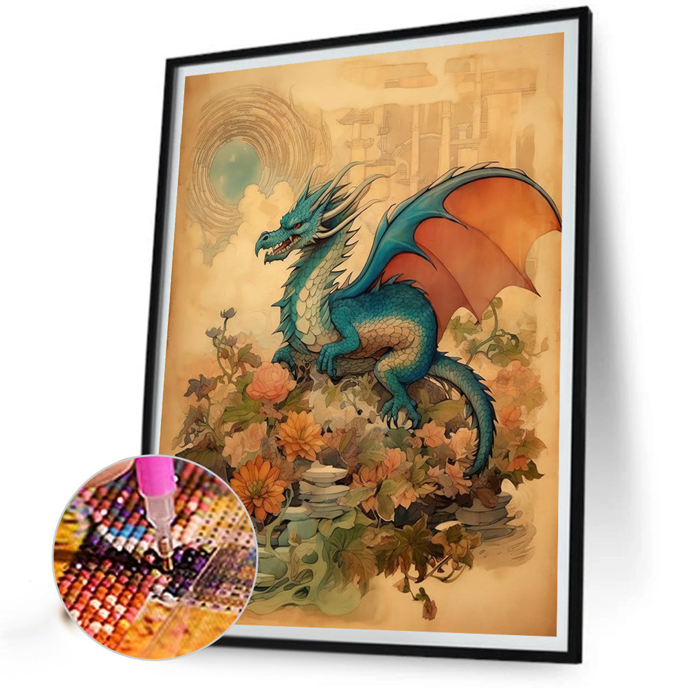 Diamond Painting - Full Round - Qinglong (40*50CM)