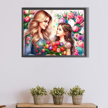 Load image into Gallery viewer, Diamond Painting - Full Round - tulips for mother (40*30CM)